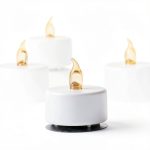 PUNPUBA LED Flameless Candles Warm White Battery Operated-0