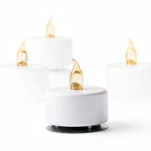 PUNPUBA LED Flameless Candles Warm White Battery Operated-0