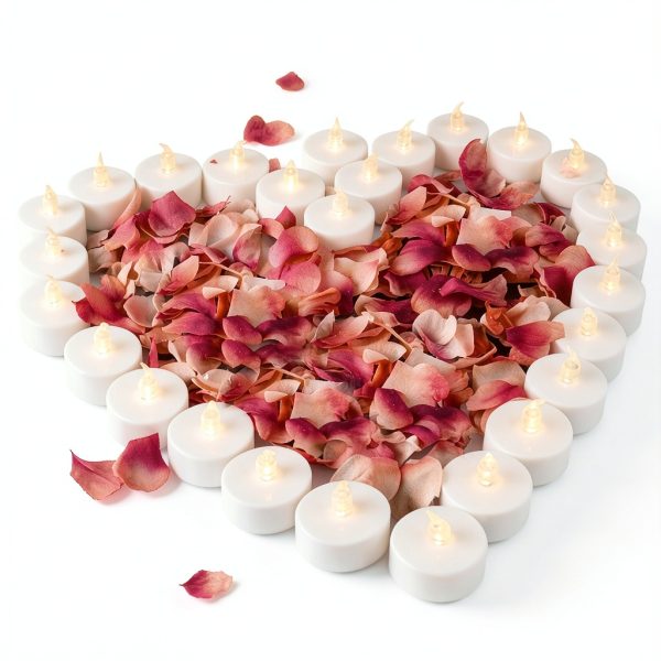 PUNPUBA LED Flameless Candles Warm White Battery Powered-4