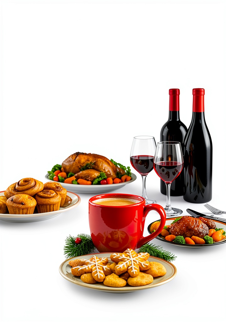 Christmas Hanukkah cooking eBook displayed on a tablet