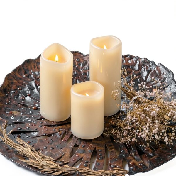 Homemory Waterproof Flameless Candles LED Outdoor Decor-4