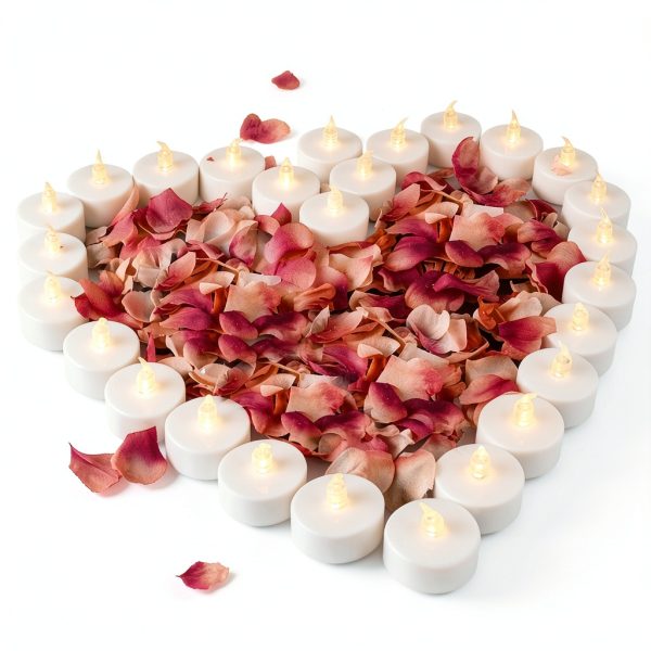 PUNPUBA LED Flameless Candles Warm White Battery Operated-3