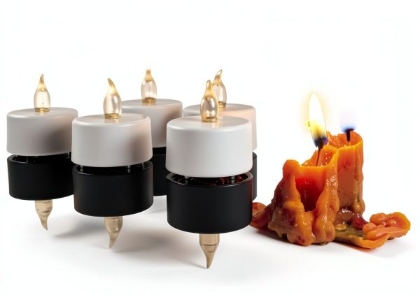 PUNPUBA LED Flameless Candles Warm White Battery Operated-5