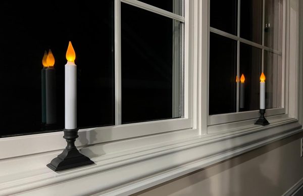Xodus Innovations Cordless Window Candles Flickering Amber-5