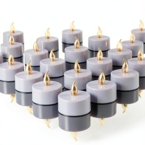 PUNPUBA LED Flameless Candles Warm White Battery Powered-0
