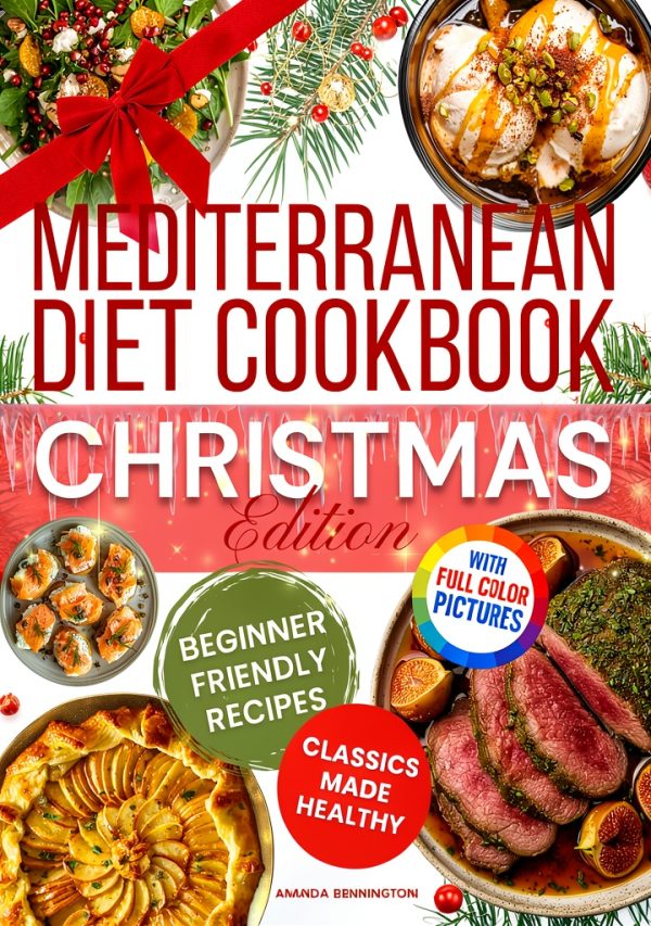 Mediterranean Diet Holiday Recipes Cookbook Healthy Cooking-0