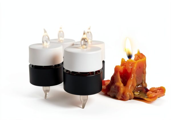 PUNPUBA LED Flameless Candles Warm White Battery Powered-5