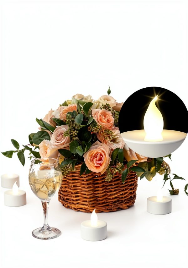 PUNPUBA LED Flameless Candles Warm White Battery Powered-3