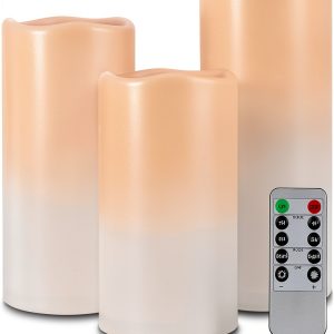 Homemory Waterproof Flameless Candles LED Outdoor Decor-0