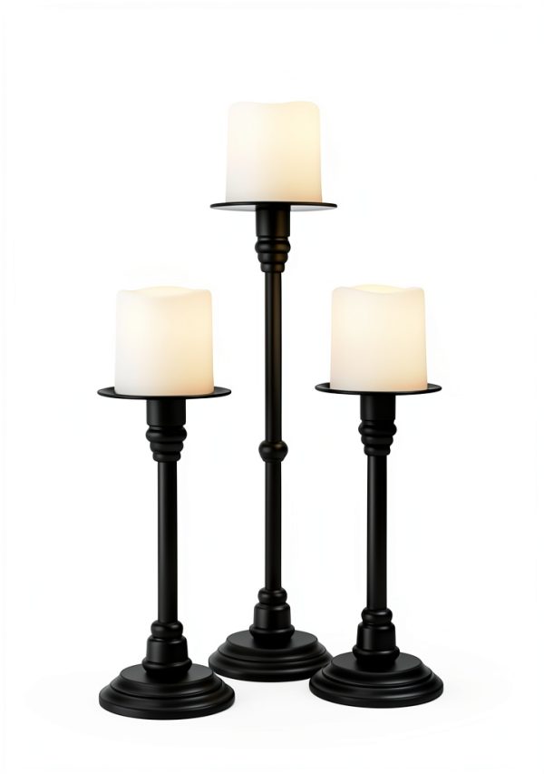 Global Selection Flameless Candles Timer Remote Ivory Base-2