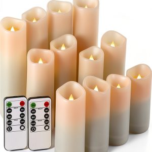 Flameless Candle WIN WAY FUTURE E12 Safe Battery-0
