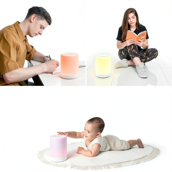 Elecstars Touch Night Light Modern LED Table Lamp-5