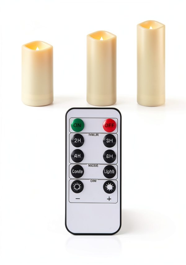 Flameless Candle WIN WAY FUTURE E12 Safe Battery-4