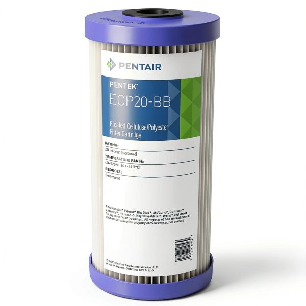 Pentair Big Blue 10in Sediment Filter Cartridge 20 Micron-0