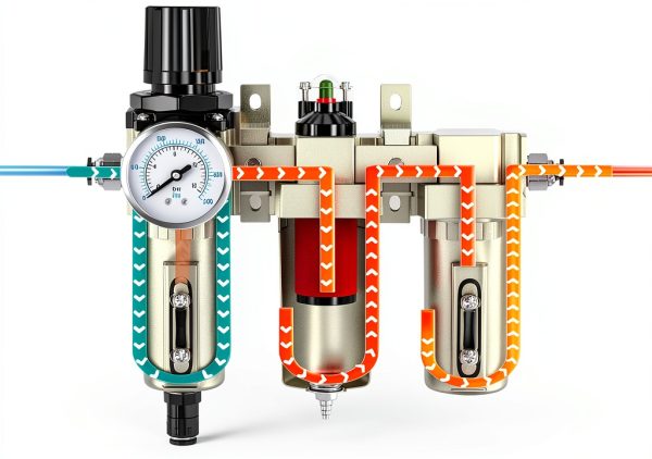Tailonz Pneumatic 0.01 Micron Red Filter Cartridge 1/2" & 3/4" Filters-3
