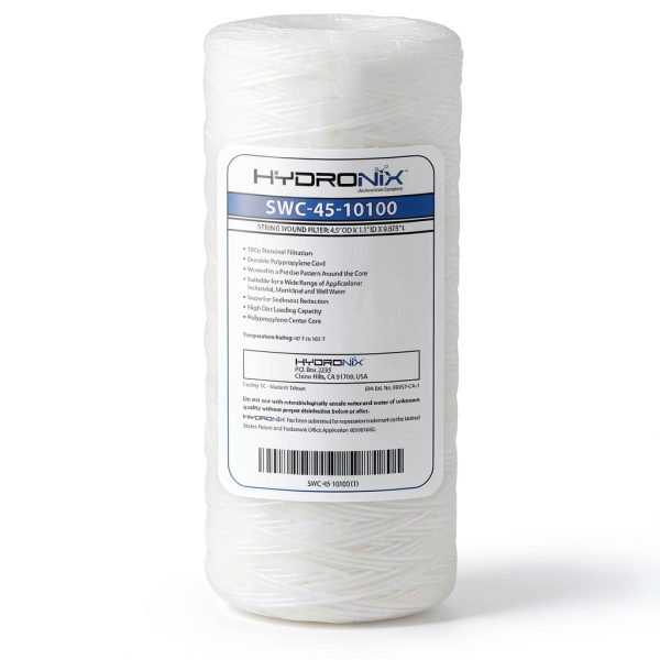 Hydronix SWC-45-10100 Whole House Sediment Filter Cartridge 100 Micron-0