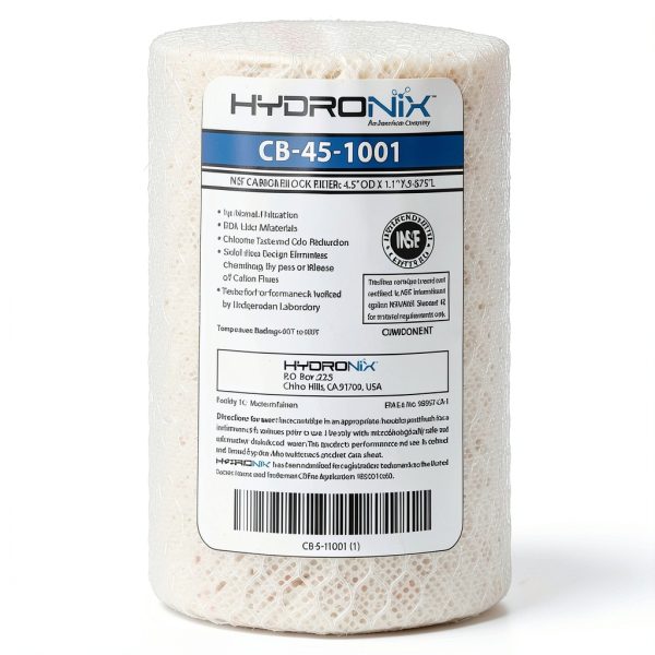 Hydronix CB-45-1001 House Hydroponics Carbon Block Filter 1 Micron-3